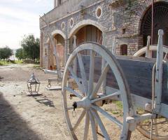 Vista esterna dell'agriturismo per matrimoni