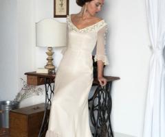 Miranda Di Sipio Atelier - "Fiori di Gelsomino"
Tessuti: Raso e Georgette in pura seta