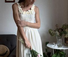 Miranda Di Sipio Atelier - "Fiori di Mandorlo"
Tessuti: Raso e Georgette in pura seta