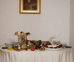 Sala allestita per il ricevimento di matrimonio