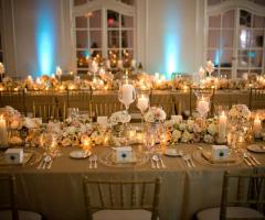 Allestimento tavola sfarzoso - Federica Portaro Wedding Planner