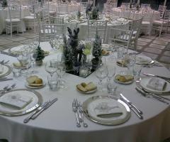 Allestimento cena di Gala