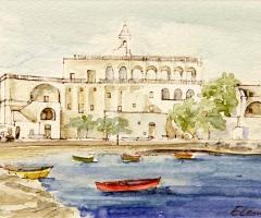 Acquerelli per Bomboniere - Abazia San Vito