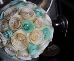 Matrimonio Sottocosto - Il boquet di fiori di carta