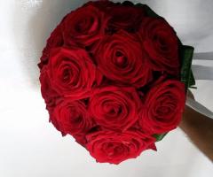 Miraglia Fiori - Bouquet sferico rose rosse