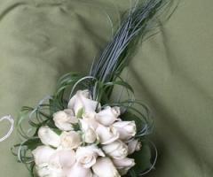 Bouquet per la sposa con coda
