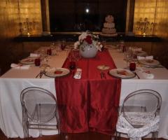 Tavolo per gli invitati al matrimonio