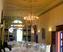 Ricevimento di matrimonio all'interno della Villa