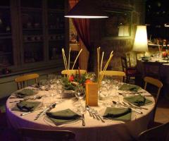 Allestimento di un evento all'agriturismo La Piantata