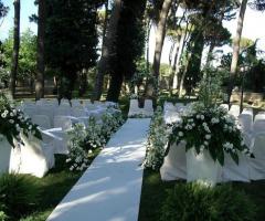 Casa Isabella - Allestimento del matrimonio all'aperto