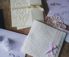 Partecipazioni e Coordinati di Tonia D'Adderio - Ricami di carta