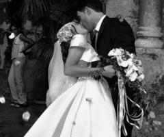 Foto del bacio degli sposi