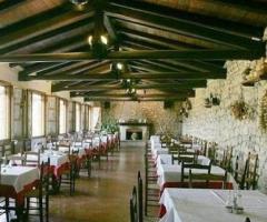 Gli interni del ristorante