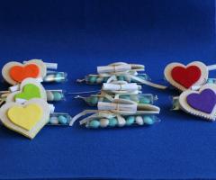 Bomboniere battesimo con segnalibro