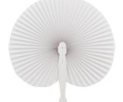 Visual Promotions - Ventaglio bianco per matrimoni