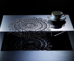 Alzata e Vassoio all\'uncinetto - Vassoi