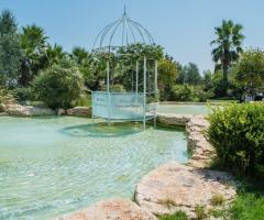 Casale San Nicola - Il gazebo sull'acqua