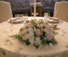 Centrotavola floreale per il matrimonio