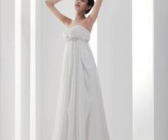 Splendido abito da sposa in stile impero