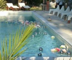 Piscina per la festa di matrimonio