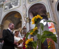 Fotografia di un momento della cerimonia