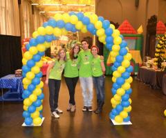 Allestimento con palloncini per il matrimonio