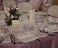 Centrotavola per il buffet di matrimonio