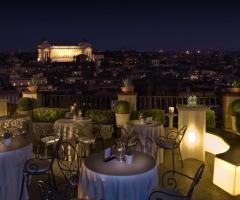 Matrimonio serale con vista su Roma - The Emperors' Terrace