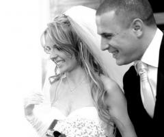 Ritratto sposi b/n