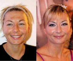 Trucco sposa - Prima a dopo