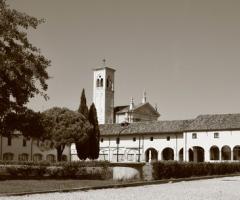 Esterno della villa per ricevimenti di matrimonio