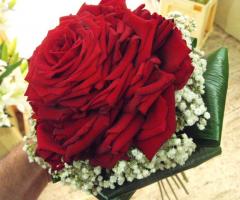 Bouquet rosa grande per la sposa