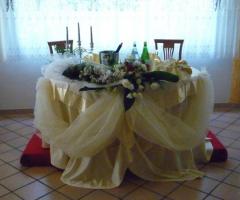 allestimento tavolo sposi