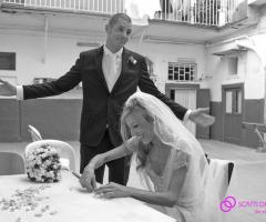 Fotografia degli sposi in stile reoprtage