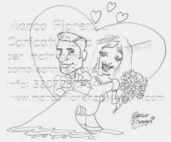 Marco Fiorenza - Gli sposi Paolo e Stefania