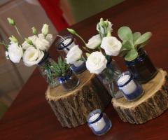 Fiorideapontirolo - Addobbo floreale tavolo rito civile