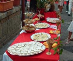 Casale de Sole - Buffet di antipasti per il ricevimento di matrimonio