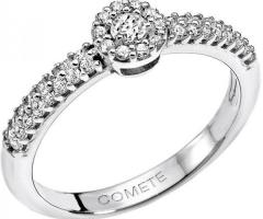 Anello di fidanzamento in oro bianco