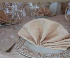 Dettaglio tavolo nuziale