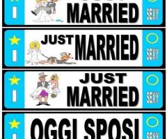 Targa per sposi