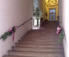 Allestimento flroeale della location di nozze