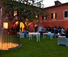 Ricevimento di matrimonio nel giardino di Villa Forasiepi
