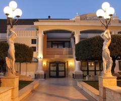 la villa vista dall'esterno