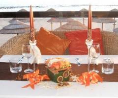 Allestimento matrimonio sul mare