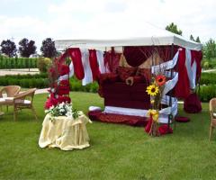 Originali allestimenti per il ricevimento di nozze alla villa