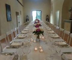 Allestimento sala per il ricevimento - Nikis Resort