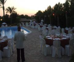Ricevimento in vista a Villa Tre Palme