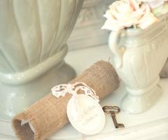 Partecipazione stile rustico