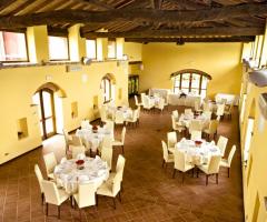 Salone interno del casale