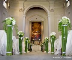 Addobbi floreali per il matrimonio in chiesa